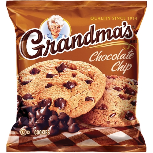 Quaker Oats QKR45092 2.88 oz Grandmas Chocolate Chip Cookies - Chocola