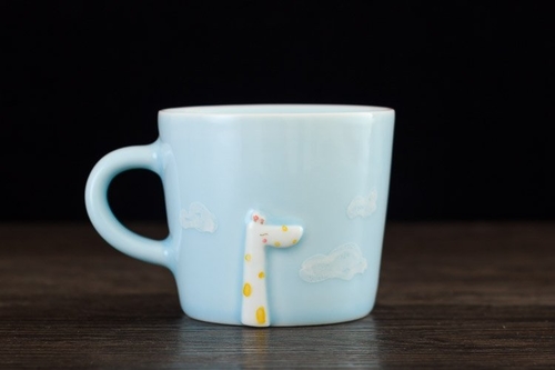 Creative Ceramic Hand Giraffe Coffee Mug