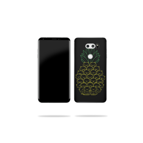 MightySkins LGV30-Cat Pineapple Skin for LG V30 - Cat Pineapple