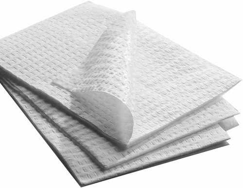 McKesson Disposable Towels 13" x 18". Pack of 500 White Waffle Towels