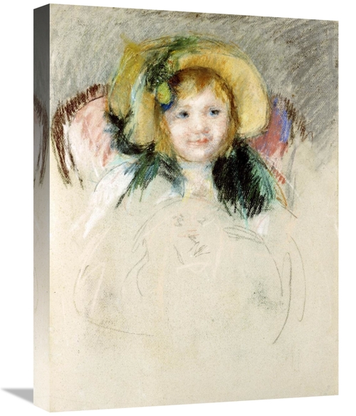 Global Gallery GCS-267830-22-142 22 in. Sara in a Bonnet Art Print - M