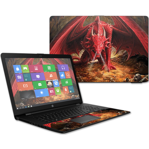 MightySkins HP17T-Angry Dragon Skin for 17.3 in. 2017 HP 17T Laptop&#4