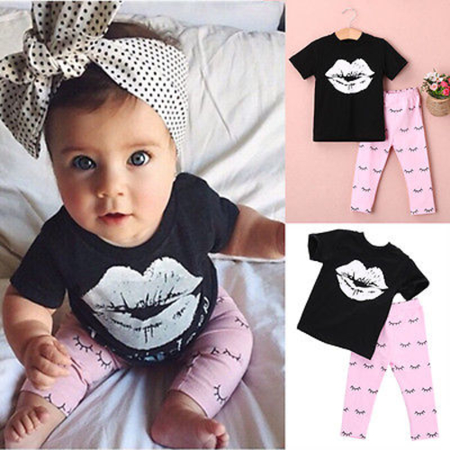 2016 Top Newborn Infant Kids Baby Girls Kiss