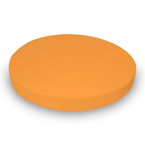SheetWorld Fitted Round Crib Sheet - 100% Cotton Jersey - Solid