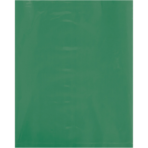 Box Partners PB465G 8 x 10 in. 2 Mil Green Flat Poly Bags - Pack of 10