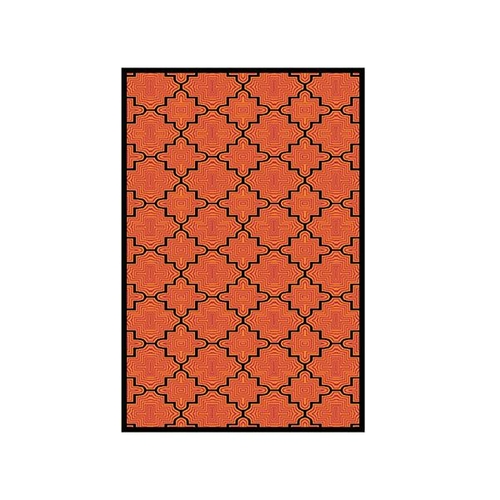 Botticelli Tile Orange Rug