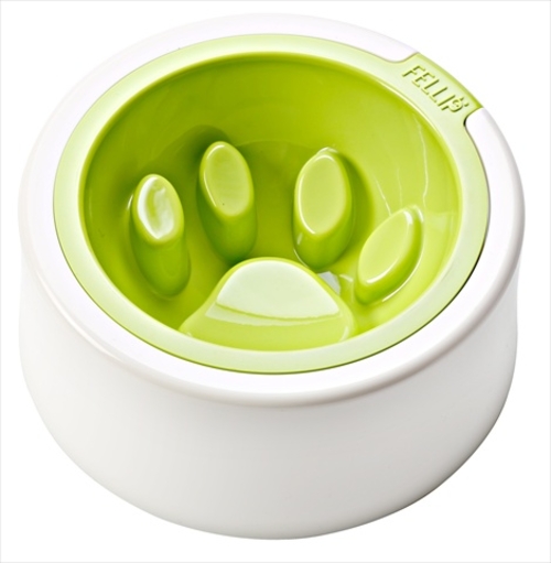 Felli Pet NPA2SB5-1-499-919 Kaleido 7 In. Good Manners Pet Bowl Lime