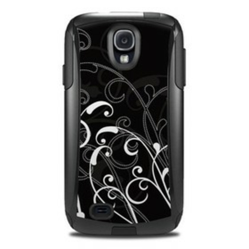 DecalGirl OCS4-BWFLEUR Otterbox Commuter S4 Skin - B&W Fleur