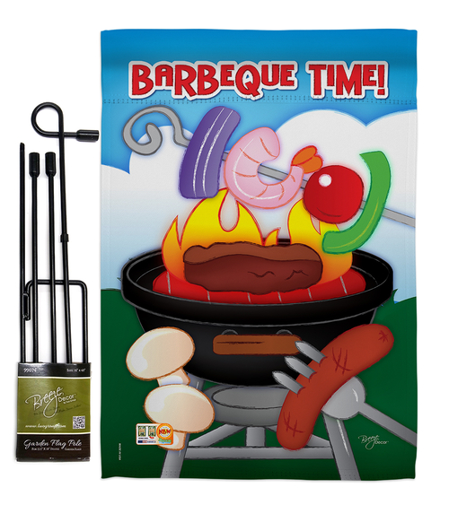 Breeze Decor BD-SU-GS-106053-IP-BO-D-IM09-BD 13 x 18.5 in. Barbeque Ti