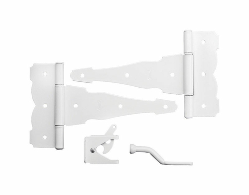 National Hardware 5002264 8 in. Decorative White Steel Gate Hardware K