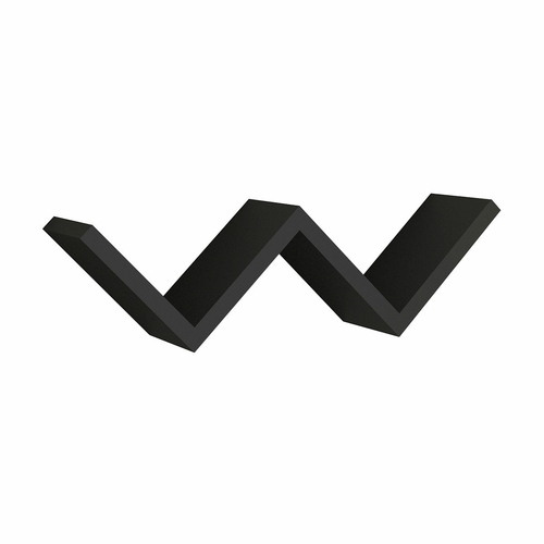 Pair of Floating "W" Shaped Shelves