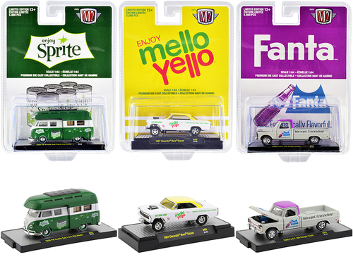 \3 Sodas\" Set of 3 pieces Limited Edition to 5000 pieces Worldwide