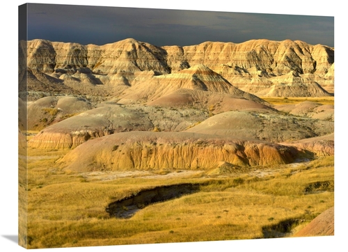 Global Gallery GCS-452146-2432-142 24 x 32 in. Eroded Buttes & Prairie