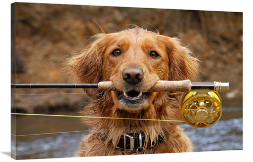 Global Gallery GCS-486568-40-142 40 in. His Masters Rod Art Print - Vi