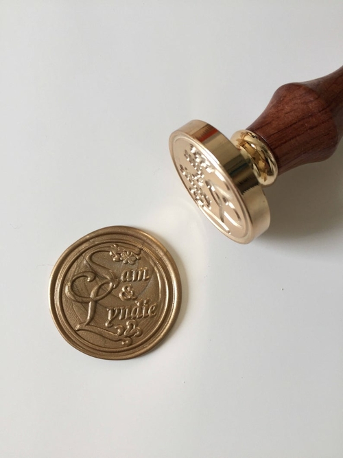 Wedding Wax Seal Stamp with name