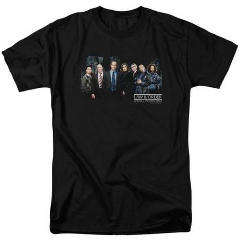 Law & Order Svu-Cast Short Sleeve Adult 18-1 Tee, Black - 5X