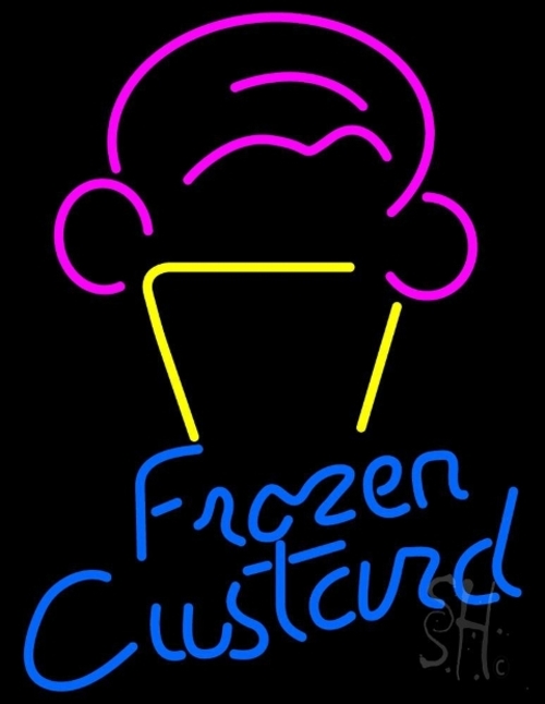 Everything Neon N105-4387 Frozen Custard LED Neon Sign 19 x 15 - inche