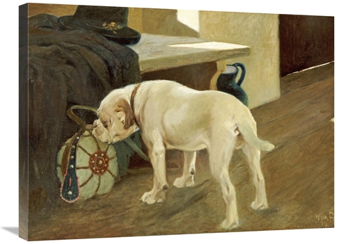 Global Gallery GCS-266535-30-142 30 in. Study of a Bulldog Art Print -