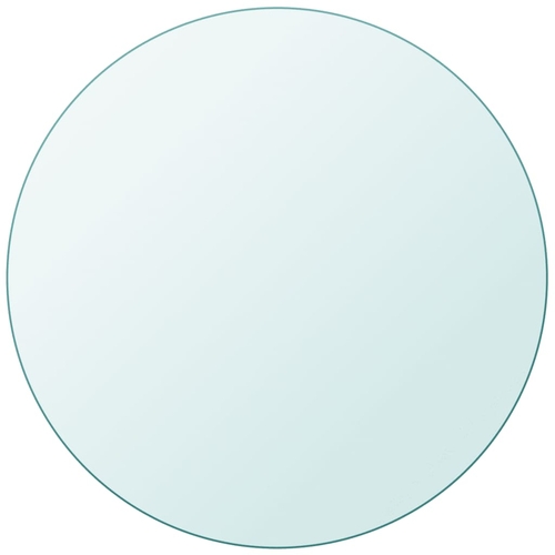 Table Top Tempered Glass Round 11.8"
