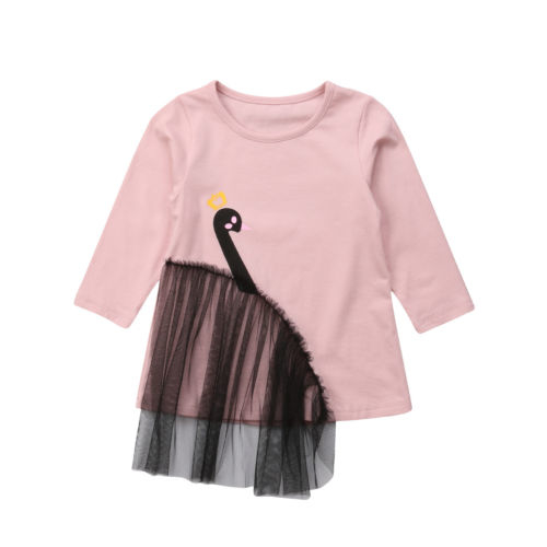 Toddler Infant Kid Baby Girl Flamingo Long