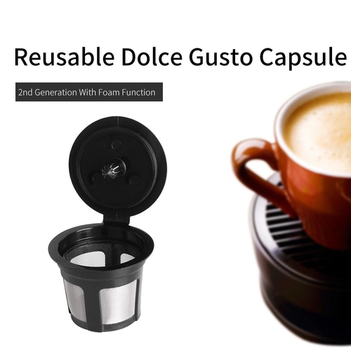1PC Stainless Steel Reusable Coffee Capsules Cups