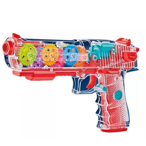 Battery Operated 3D Concept Transparent Gear Light Toy