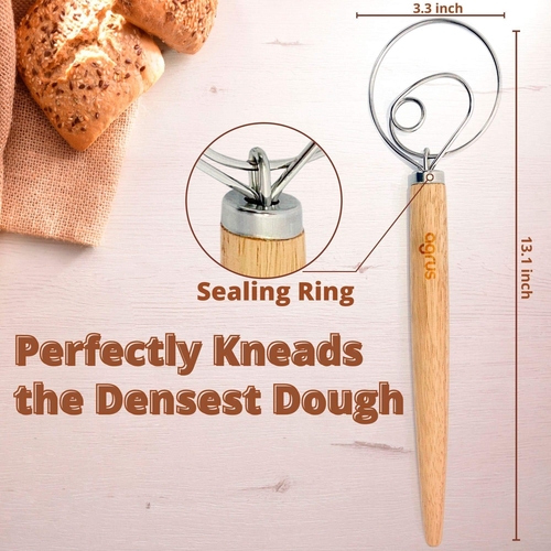 Danish Dough Whisk   Bread Making Tools   Danish Dough Hook   Bread