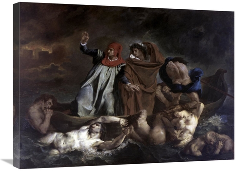 Global Gallery GCS-277363-30-142 30 in. Dante & Virgil in Hell Art Pri