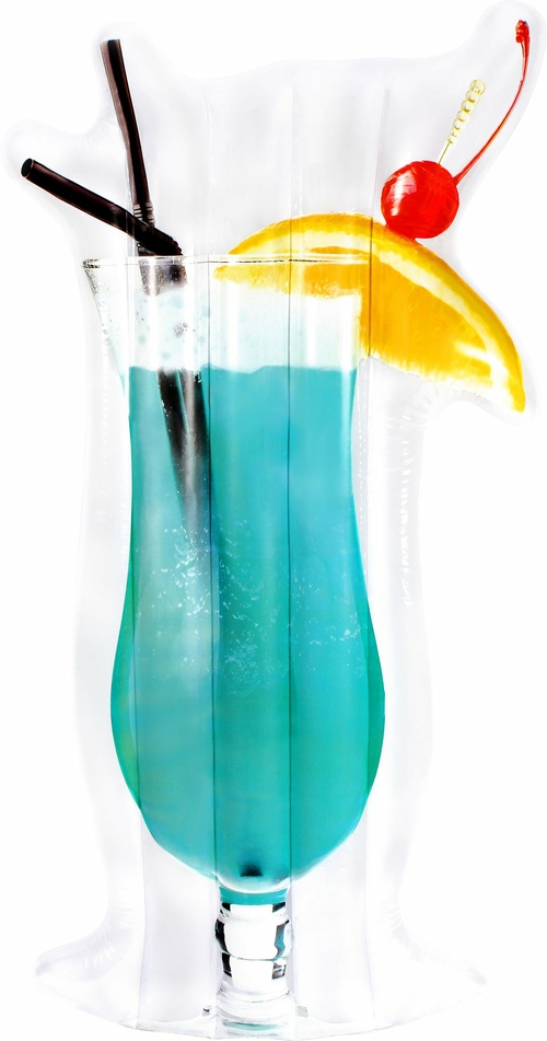 Giant Blue Lagoon Cocktail