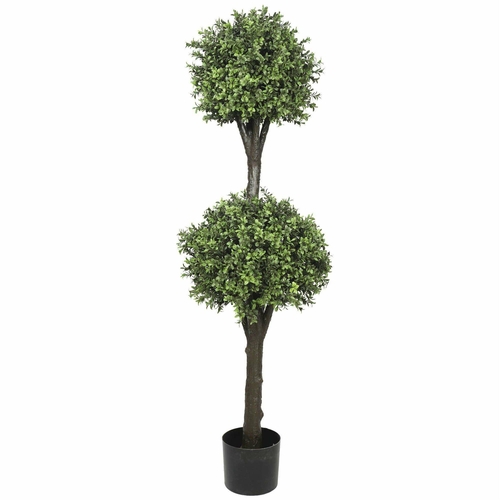 Artificial Topiary Tree (2 Ball Faux Topiary Shrub) 150cm High UV