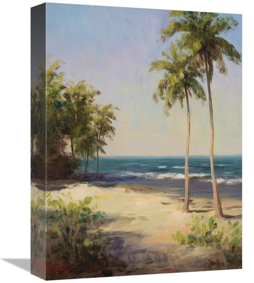 Global Gallery GCS-132588-1216-142 12 x 16 in. Palms on the Beach II A