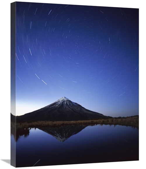 Global Gallery GCS-453448-2228-142 22 x 28 in. Star Trails Around the 