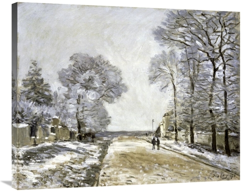 Global Gallery GCS-280077-36-142 36 in. The Road, Effect of Snow -