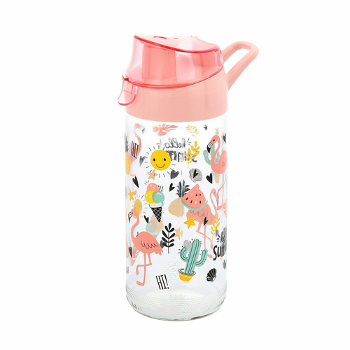 Water bottle Quid Children's Crystal Transparent (0,5 L)