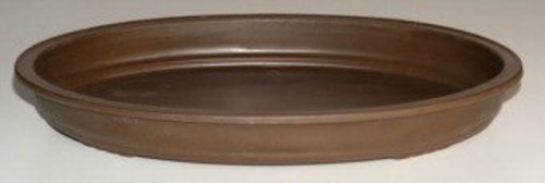 Brown Bonsai Pot  for Forest Group or Penjing  - Oval 17.0" x 12.0" x