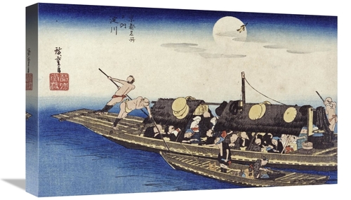 Global Gallery GCS-266554-22-142 22 in. Yodo River Art Print - Hiroshi