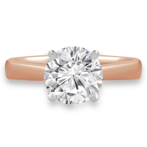 Majesty Diamonds MD190454-4.5 0.4 CT Round Diamond Solitaire Engagemen