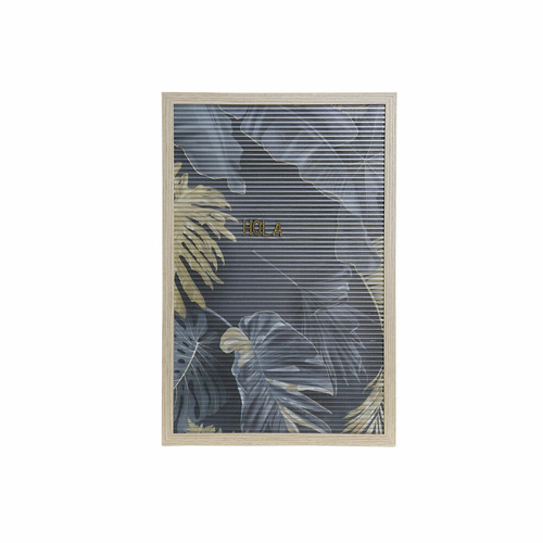 Wall Decoration DKD Home Decor 30 x 1,5 x 45 cm Natural Grey Tropical