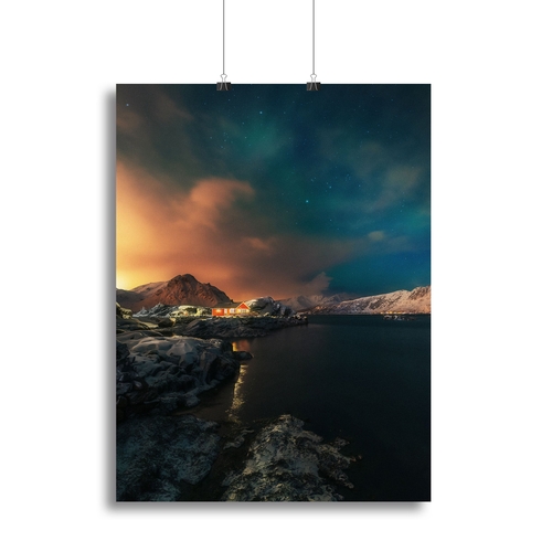 Between two worlds Canvas Print or Poster