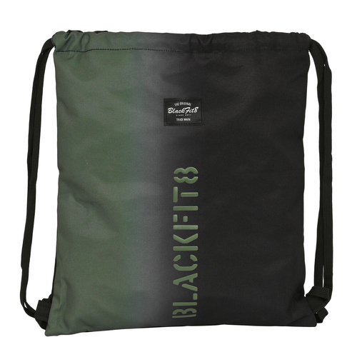 Backpack with Strings BlackFit8 Gradient Black Military green (35 x 40