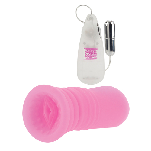 Sue Johanson Glow-in-the-Dark Vibrating Super Head Honcho - Pink