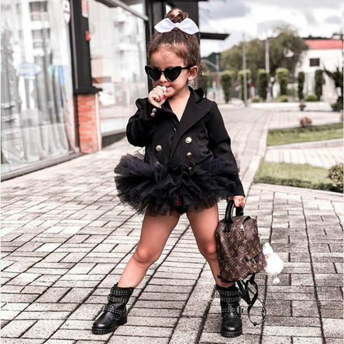 Pudcoco Autumn Child Baby Girl Kid Solid Fashion