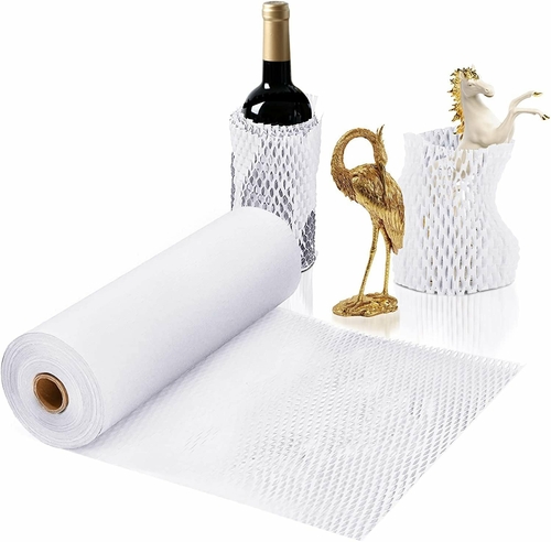 PUREVACY Honeycomb Packing Paper Wrap for Moving Breakables, 80 GSM