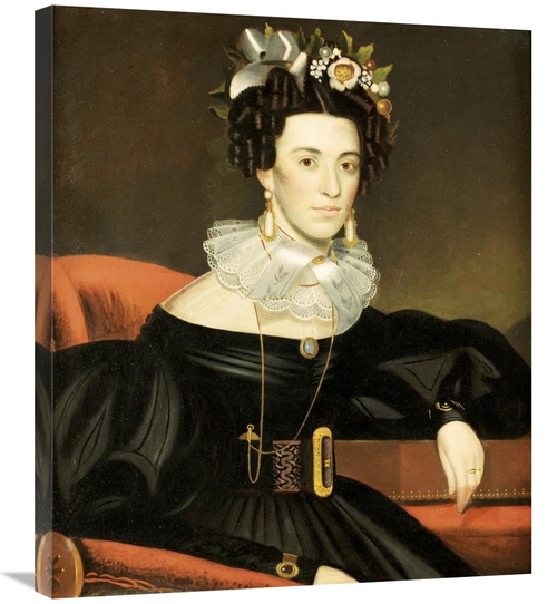 Global Gallery GCS-267753-30-142 30 in. Portrait of a Woman Wearing Fa