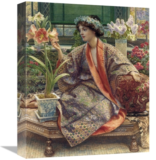 Global Gallery GCS-267046-16-142 16 in. A Hot-House Flower Art Print -