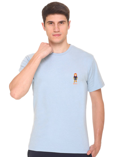 Graphic Print Slim Fit Crew-Neck T-shirt