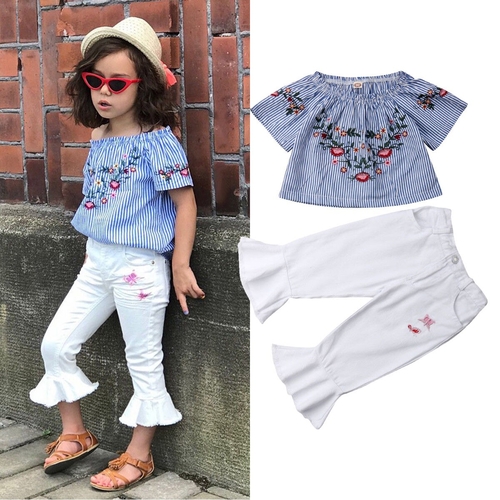 2 7Y Summer Fashion Toddler Kids Baby Girls