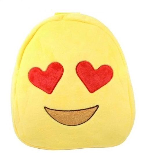 Cute Emoji Sweat Smile emoji Face Heart Smiley Kids Children Backpack