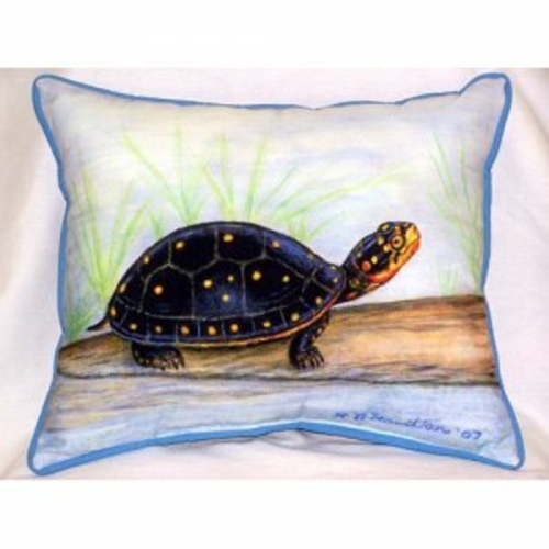 Betsy Drake ZP286 Spotted Turtle Throw Pillow- 20 x 24 in.