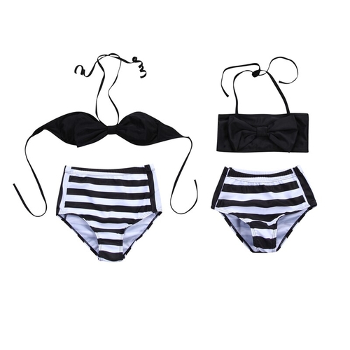 Family Matching Swimwear Women Baby Girl Fashion